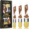 3 Pack Professional Paint Brushes Set, 1", 1.5", 2" House Paint Brush, Premium Synthetic Bristles, Ergonomic Rubber Handle, Small Paint Brushes fo...