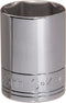 SK Professional Tools 48223 1/2 in. Drive 6-Point Metric Standard Chrome Socket - 23mm, Cold Forged Steel Socket with SuperKrome Finish, Made in U...