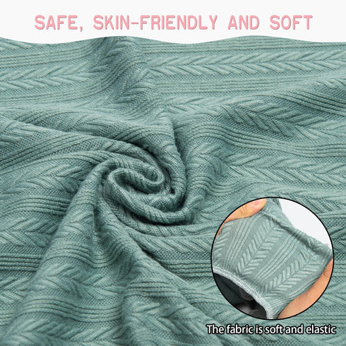 Reborn Baby Dolls Clothes Swaddle Blanket Set High Flexibility Blanket Fit 17-22 Inches Reborn Dolls Girl Fake Baby Clothes Accessories 4 Pieces o...