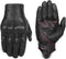 Women ’s Touchscreen Motorcycle Gloves Full Finger Black Leather Armored Ladies Motorbike Gloves (G01W-Black Leather with Rose Line, M)...
