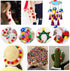 TOAOB 500pcs Pom Poms 1cm Craft Pom Poms Red Fuzzy Pompoms Balls Arts and Crafts Supplies with Googly Wiggle Eyes for DIY Crafts Projects Home Dec...