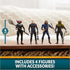 DC Comics, Aquaman Volcanic Island Pack (Amazon Exclusive), 4 Collectible Action Figures with Accessories, Superhero Kids Toys for Boys Ages 3+...