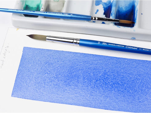 Winsor & Newton Cotman Water Colour Series 111 Short Handle Synthetic Brush, SH #8...