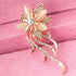 Created Cats Eye Brooches for Women Classy Bouquet Bridal Brooch Pin 12g...