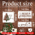 10Pcs Large Christmas Stencils for Painting on Wood, Reusable Merry Christmas Stencils Let It Snow Stencils Templates for Wood Sign DIY Crafts (10...
