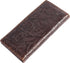 Womens Ladies Genuine Leather Wallet Long Embossing Bifold Wallet Clutch Purse (Coffee)...