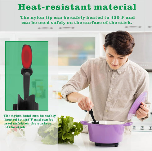 Meat Chopper, Multifunctional Hamburger Meat Chopper, Professional Heat Resistant Nylon Meat/Potato Masher - Safe for Non-Stick Cookware, Chop and...