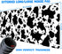Cow Print Mouse Pad Large with Stitched Edges 31.5 x 11.8, Extended Desk Pad Desk Mat for Desktop Decor and Accessories Workplace Home XXL Mouse P...
