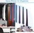 Belt Hanger for Closet Max 42 Belts, Sturdy Wood Belt Rack Closet Accessories with 14 Hooks Belt Organizer for Closet Organizers and Storage -Blac...