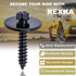 Rexka 50pcs Fender Liner Bumper Cover Tapping Screw Bolt W710763-S901 Compatible with Ford Lincoln Edge Expedition Explorer F-150 Fiesta Flex Taur...