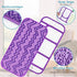 4 Reusable Mop Pads Compatible with Swiffer Sweeper Mops- 12 Inch Swiffer Dry Sweeping Cloths Washable Swiffer Wet Pads Refills Microfiber Swiffer...