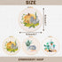 XM-GENYUE 3 Sets Cat Embroidery Starters Kit with Pattern for Beginners, Full Range of Stamped Cross Stitch Kit Set with Embroidery Hoop Cloth Thr...