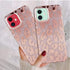 J.west Case Compatible with iPhone 12/12 Pro 6.1-inch, Luxury Saprkle Bling Glitter Leopard Print Design Soft Metallic Slim Protective Phone Cases...