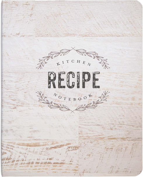 C.R. Gibson Wood Panel Rustic Spiral Recipe Journal, 100 Pages, 7.25" x 9" (QMR-18687)...