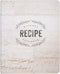 C.R. Gibson Wood Panel Rustic Spiral Recipe Journal, 100 Pages, 7.25" x 9" (QMR-18687)...