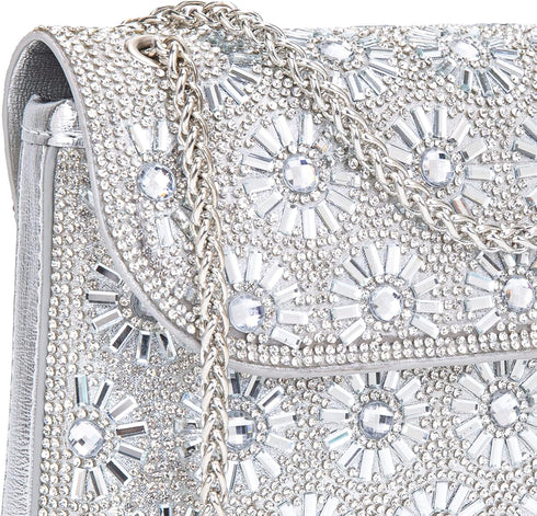 Shoulder Bags Crossbody Bag Purses Handbags Crystals Rhinestone Evening Bag for Women Clutch Purse with Chain...