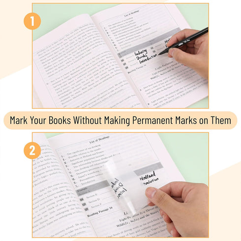 Mr. Pen- Transparent Bible Highlighter Tape and Sticky Note Set, 331 Pcs, Sticky Note Tabs, Sticky Index Tabs, Highlighter Strips, Highlight Strip...