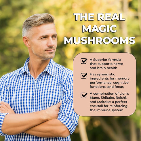 Future Kind Vegan Lion's Mane Mushroom Complex Brain Supplement - (30ct) Lions Mane Supplement Capsules with Chaga, Maitake, Shiitake and Reishi -...