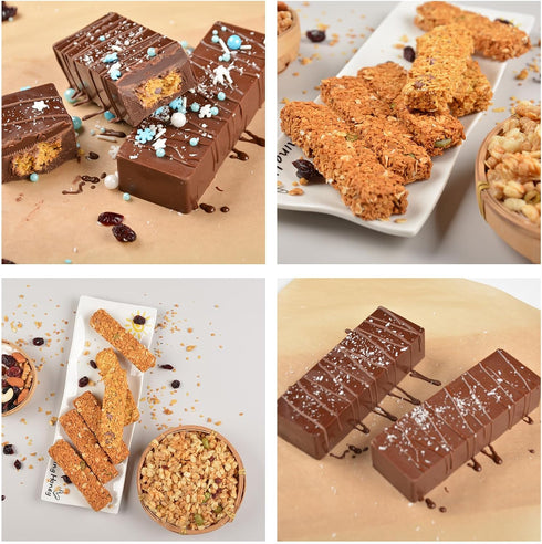 CAKETIME Granola Bar Mold, Silicone Chocolate Bar Mold Rectangle for Baking Knafeh Pistachio Chocolate Bar, Cereal Bar, Energy Bar, Nutrition Bar,...