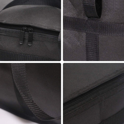 DIOMMELL XL Insulated Reusable Grocery Bags with Sturdy Zipper Reinforced Bottom & Handles, Foldable Washable Heavy Duty Cooler Totes for Hot or C...