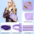 Cosmetic Bag Travel Makeup Pouch - Personalized Cute Initial Waterproof Makeup Bag Case Large Toiletry Makeup Pouch Gifts for Women Birthday Frien...