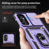 for Samsung Galaxy A14 5G Case with Slide Lens Cover, HD Screen Protector, Military Grade Drop Protection, Magnetic Rotated Ring Holder Kickstand ...