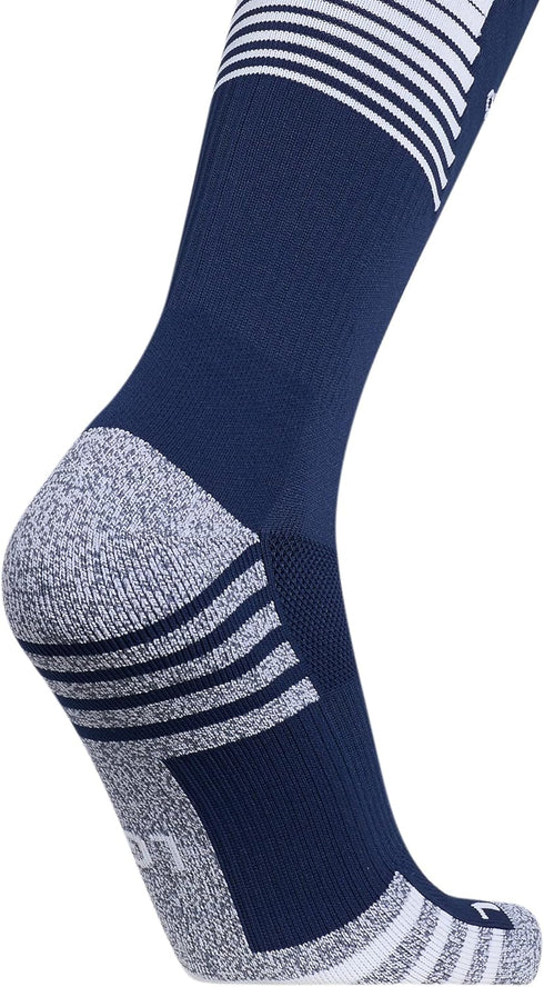 adidas Speed 3 Soccer Socks (1 Pair), Team Navy Blue/White, Medium...