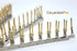 Connectors Pro D-Sub 2mm Male Crimp Pins, 200 Gold Tin Plated DB Male Crimp Connectors for DB9, DB25, DB37, DB15, DB50...