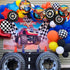 Hot Car balloons Hot Race Car balloons Birthday Party Supplies Decorations,Aluminum foil Birthday balloon...