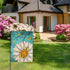 Hello Spring Daisy Flower Garden Flag Double Sided, Floral Butterfly Decorative Yard Outdoor Home Small Decor, Summer Farmhouse Burlap Outside Hou...
