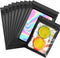 100 Pieces Smell Proof Bags Holographic Piecesaging Bags Storage Bag with Clear Window for Food Storage (Black Color,2.4 * 3.9 Inch)...
