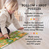 Petit Collage Follow + Spot Puzzle, Around Town, 10-Pieces – Large Puzzle for Kids, Completed Educational Puzzle Measures 21”x 8.5” – Makes a Grea...