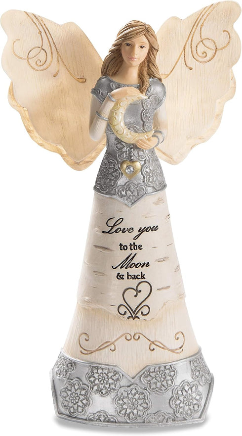Pavilion - Love You to The Moon & Back - 6 Inch Collectible Angel Figurine...