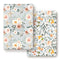 GRSSDER Stretchy Ultra Soft Jersey Knit Fitted Pack n Play Sheets Set 2 Pack, Portable/Mini Crib Sheets for Girls, Watercolor Flowers and Fruits...