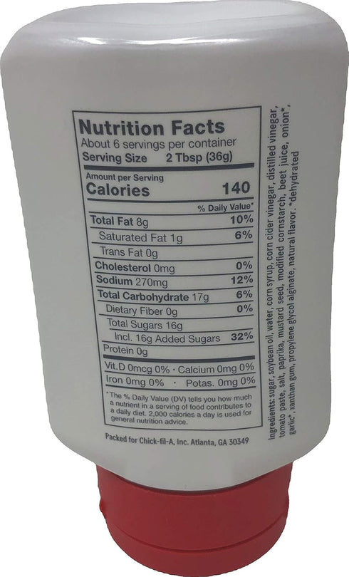 Chick-Fil-A Sauce 8 oz. Squeeze Bottle - resealable Container for Dipping, Drizzling, and Marinades (Polynesian)...