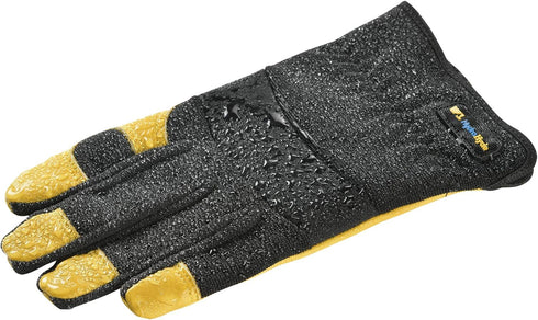 Wells Lamont Men's Slip On HydraHyde Water-Resistant Leather Palm Hybrid Work Gloves, XX-Large 3241XX, Gray...