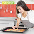 Nutrichef Silicone Baking Mats - 2 Non-stick Food-Grade Reusable Silicone Mats - Perfect for Half Baking Pans 16.5 x 11.6 IN - Oven-Safe Up to 480...