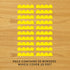 Astrobrights Bulletin Board Borders, 2" x 12", Solar Yellow, Pack of 20 Borders...