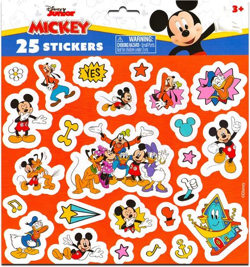 Disney Mickey and Friends Ultimate Beach Toys Set - 6 Pc Pool Toys Bundle with Mickey Beach Ball, Arm Floaties, Minnie Mouse Pool Ring, Cinch Bag,...
