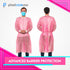 5 Pack Pink Medical Isolation Gowns Disposable Hospital-Grade Surgical Lab Coat for Women - Essential PPE for Dental & Medical Professionals by Pl...