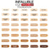 L'Oreal Paris Makeup Infallible Up to 32 Hour Fresh Wear Lightweight Foundation, 455 Natural Buff, 1 Fl Oz, Packaging May Vary...