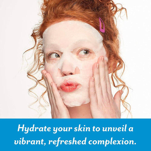 Patchology Hydrating Face Mask with Hyaluronic Acid - Fast Acting Skincare Treatment, Moisturizing Sheet Masks for Men & Women with Skin Hydration...