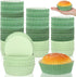 Uiifan 150 Pcs Disposable Round Cupcake Liners Paper Baking Cups Wrappers Cupcake Liners Paper Microwave Oven Safe Paper Bakeware Paper Mold for S...