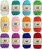 12 Skeins Acrylic Yarn Mini Craft Yarn 100% Acrylic Yarn for Crocheting, Starter Crochet Bulk Yarn for Child, Adult Knitting Crochet & Crafts (12 ...
