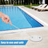 2pcs Skimmer Basket Hook, 14.4in Skimmer Lid Lifting Hook Pool Skimmer Stainless Steel Extension Handle Pool Skimmer Basket Hook for Debris Clean ...