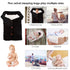 Newborn Baby Swaddle Blanket, Baby Kids Toddler Knit Soft Warm Fleece Blanket Swaddle Sleeping Bag Stroller Unisex Wrap for Boys Girls (Black)...