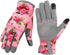 Leather Gardening Gloves for Women, Flexible Breathable Garden Gloves,Thorn Proof Working Gloves for Weeding, Digging and Pruning, Medium, Pink...
