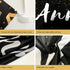 Romantic Happy Anniversary Decorations Banner - Black 118"x20" Bilingual "Feliz Aniversario" Sign, Extra Large Reusable Wedding Party Decor for In...