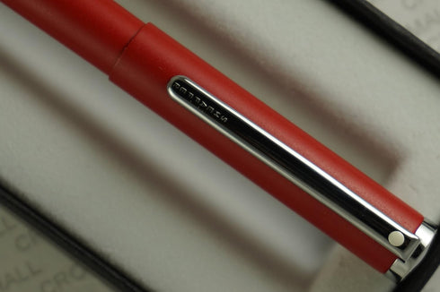 Cross Sheaffer, Matte Red with polished Appointments Ballpoint Pen with Stylus ....