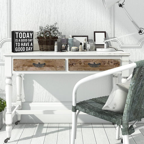 Positive Wood Sign Office Desk Decor 5x5 Inch Today Is a Good Day to Have a Good Day Wood Sign Motivational Desk Decor Cheerful Support Inspiratio...